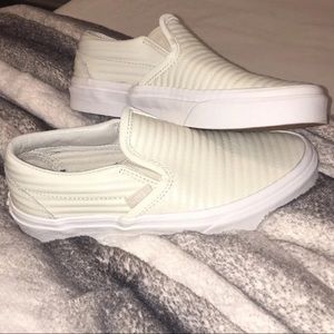 Leather Vans slip-on